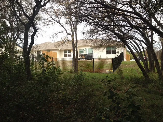 View from back of the lot