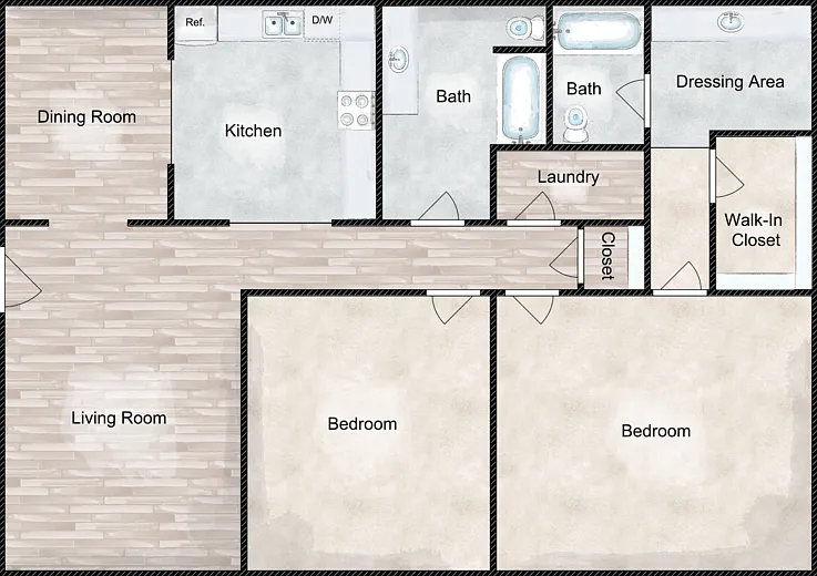 The Palm Floorplan Diagram