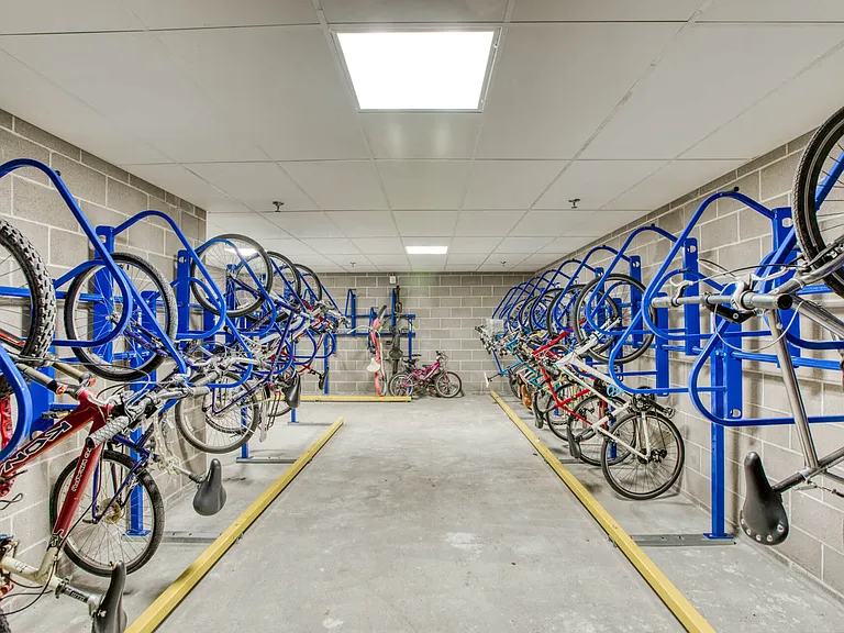 Covered bike storage