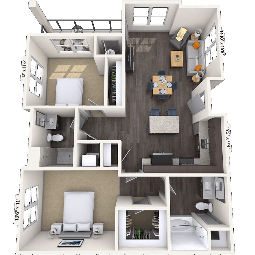 Floor plan Vail