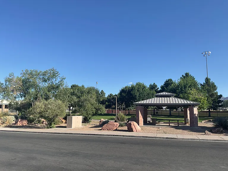 Park in front of property