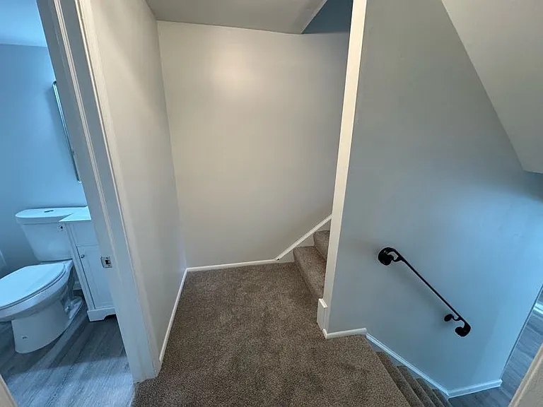 Rec room leading to walk-out basement level
