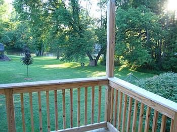 Additional view off the deck.