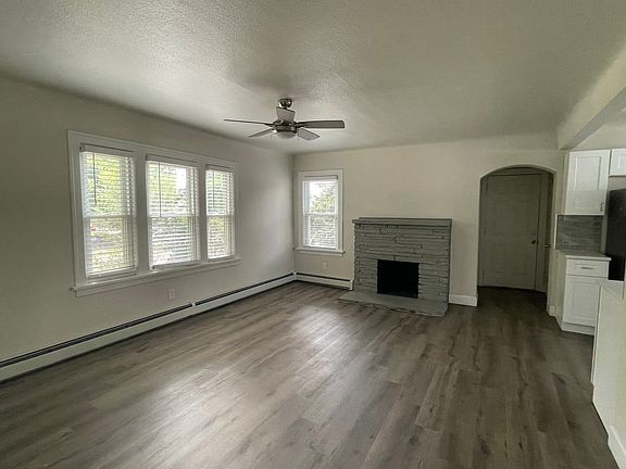 Living room view looking toward front door.