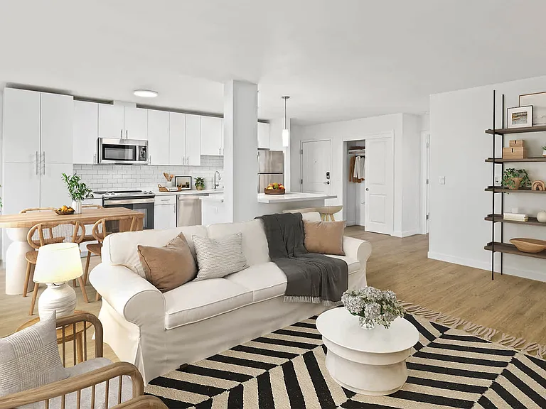 Living Room with Hard Surface Flooring