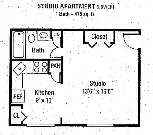 Floor plan 0x1S1WW