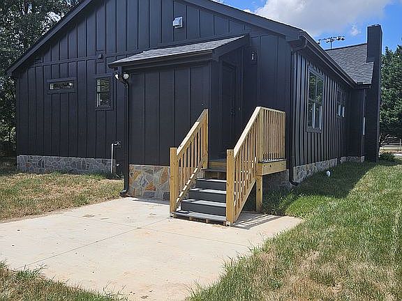 Back entrance...
