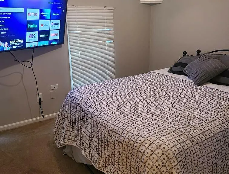 Bedroom as furnished