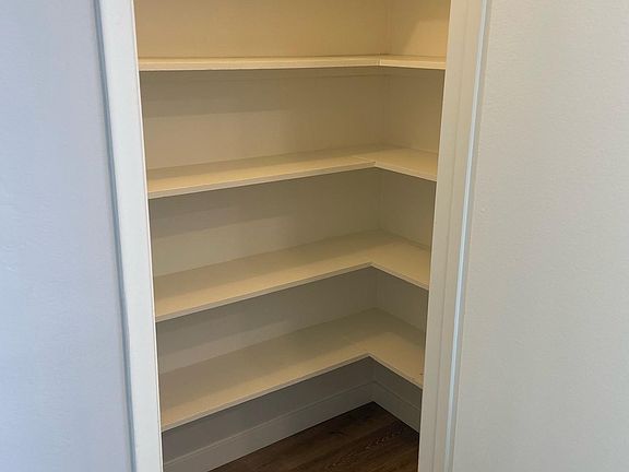 Large walk-in pantry in the kitchen