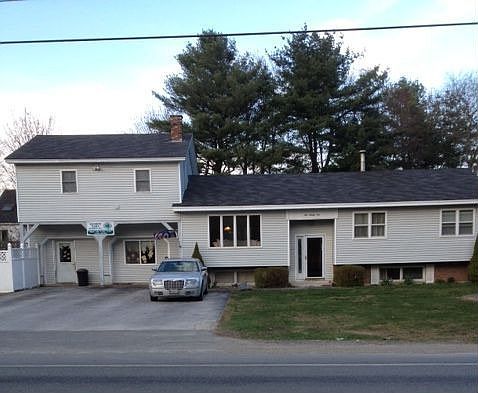 Front of house (apartment above the daycare/garage)