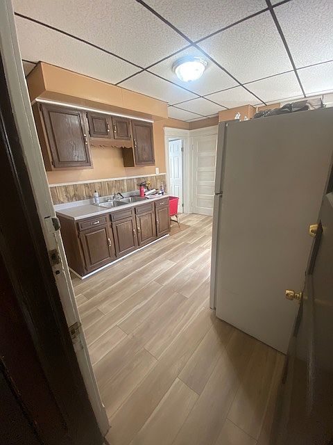 Kitchen view from back hallway