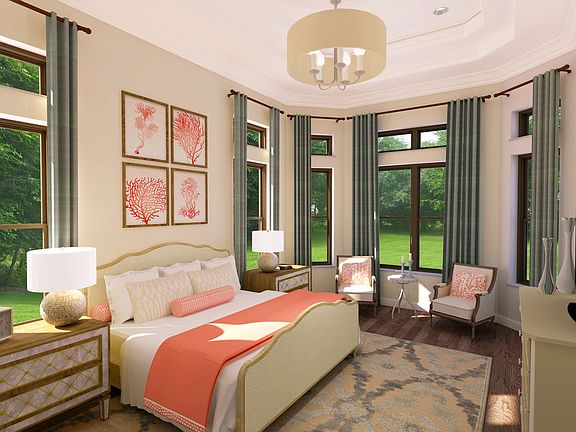 Owner s suite with abundant light