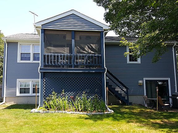 Back Yard with screened deck
