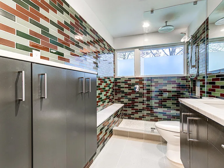 Recently updated bathroom with high-end fixtures