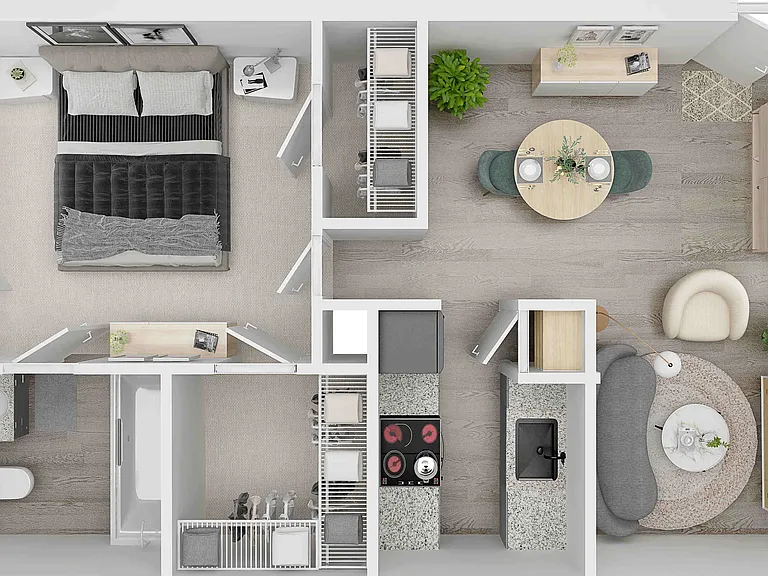 Ashford Willow Falls 1 bed 1 bath 680 sqft Ashford Willow Falls 1 bed 1 bath 680 sqft