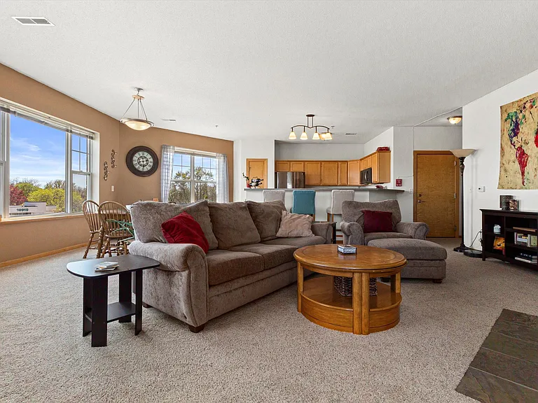 Great Room with gas fireplace