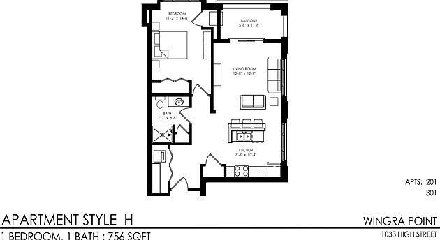 1st image of 1033 High St #10
