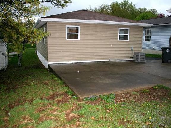 Back side of the house