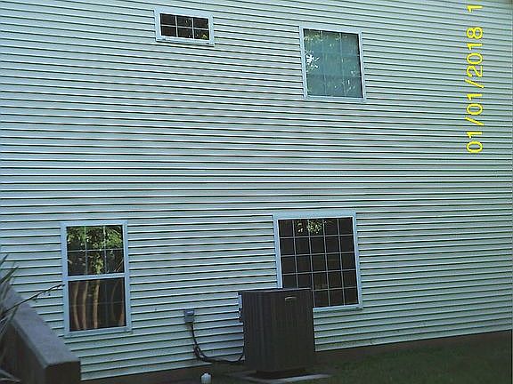 East side of home