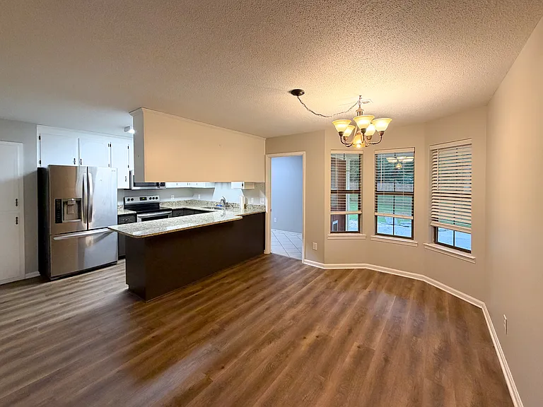 Dining and kitchen
