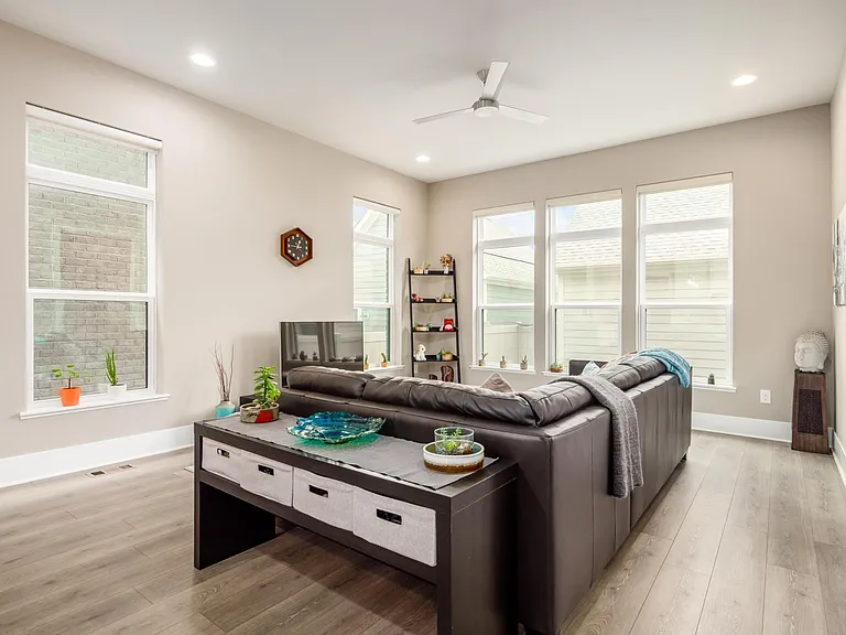 Living room, with tons of natural light