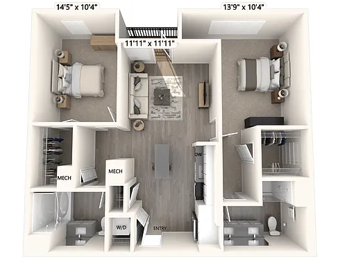 Floor plan B3U