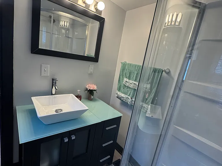 Luxurious first floor bathroom and shower