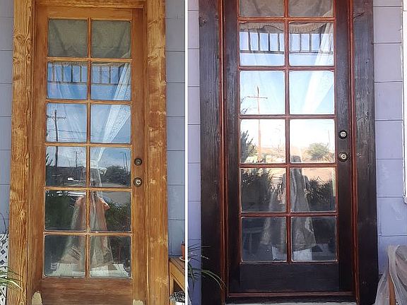 Before/after Front Door East