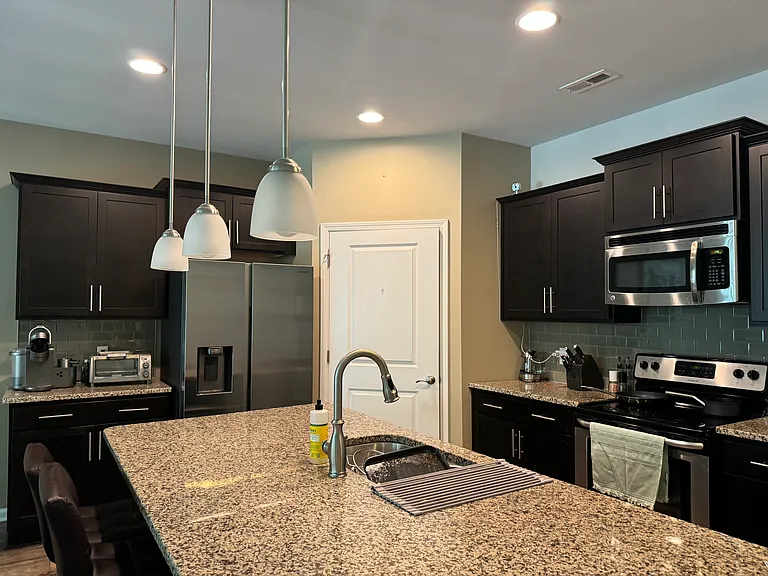 kitchen with island