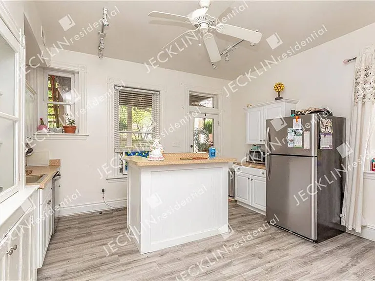 Eat-in Kitchen with Stainless Steel Appliances
