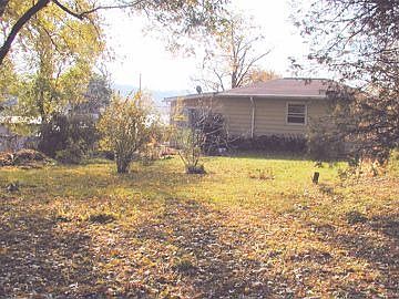 back yard toward house