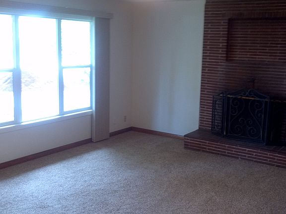 living room with fireplace