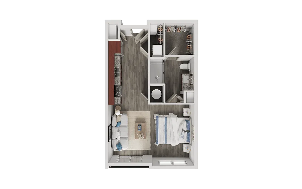 Floor plan Studio