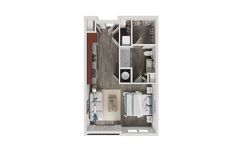 Floor plan Studio