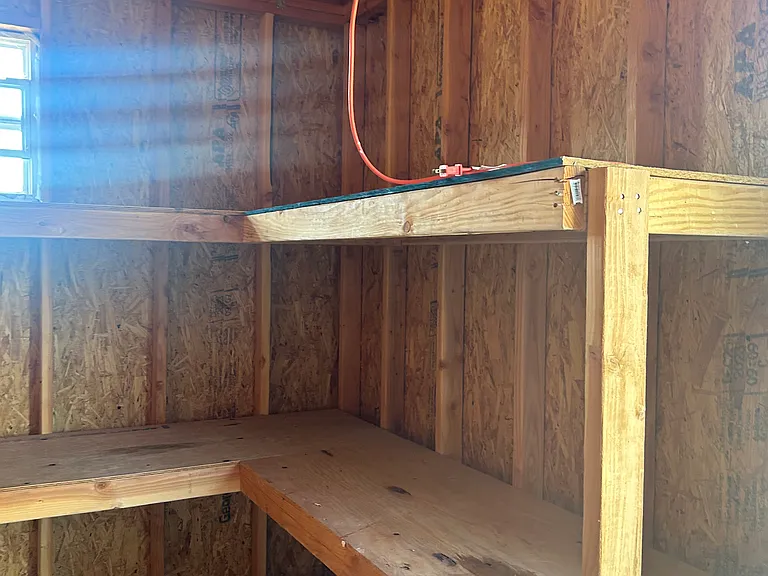 Storage Shed interior