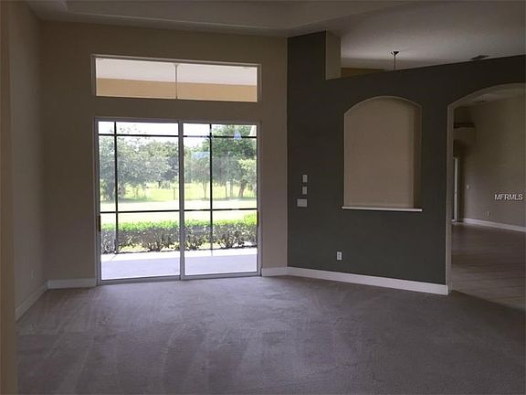 Living Room, with built in niche, sliding doors