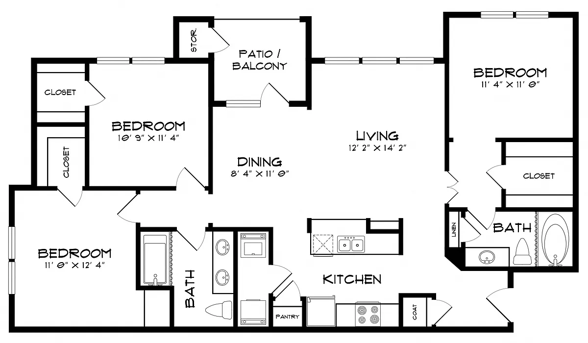 Floor plan C1