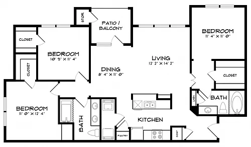 Floor plan C1