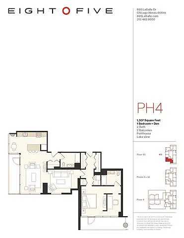Floor plan A7PH Penthouse Residence