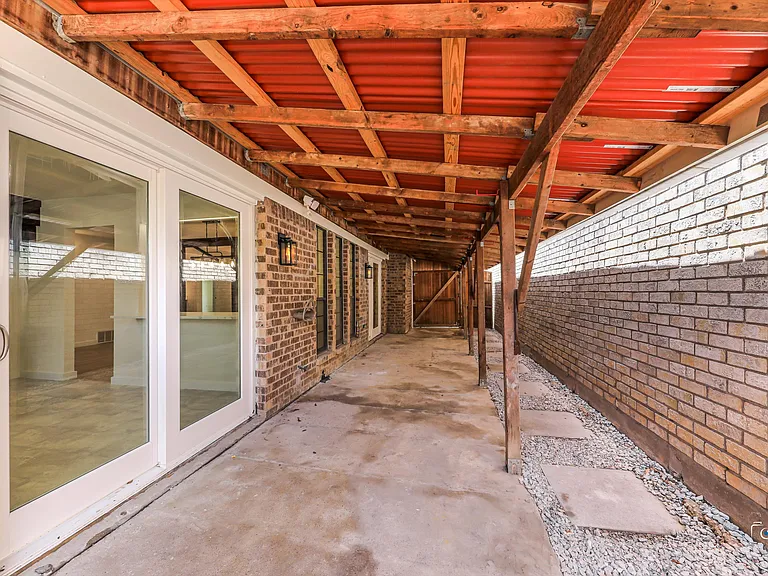 Covered patio