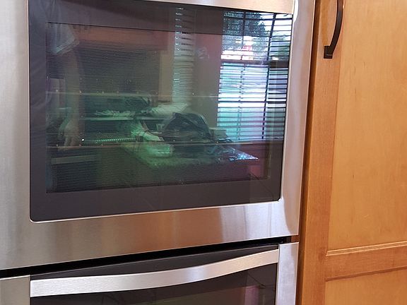 New Stainless double oven.