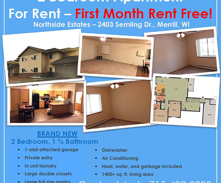 Apartment Internet Flier