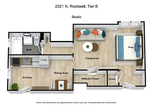 Floor plan Studio