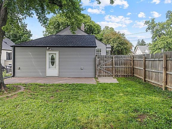 Large brick patio