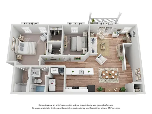 Floor plan The Chase C