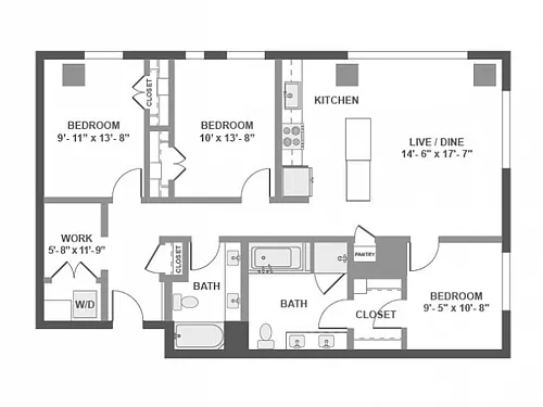 Floor plan D4DP
