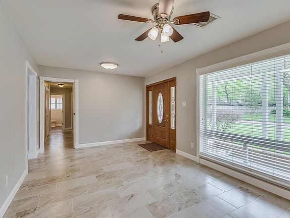 Another Pocket Door is located at the entry to the Bedroom area of the home... Truly unique!