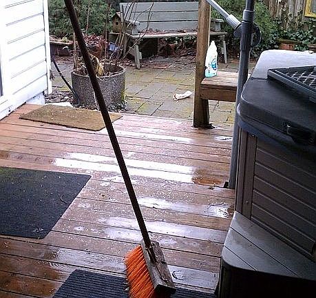 back porch deck