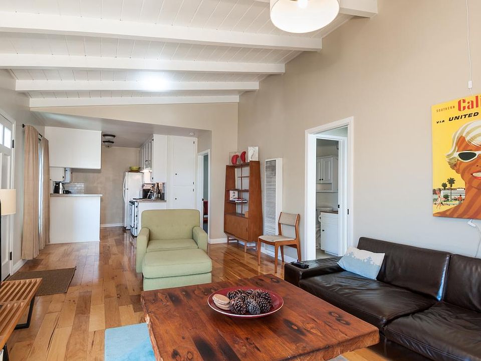 Living room and kitchen