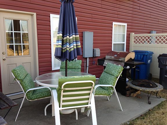 Big yard beside and behind home!